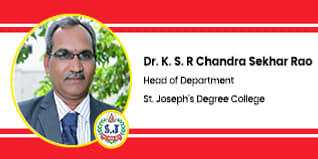 St. Joseph's Degree College, Head of Department: Dr. K. S. R Chandra Sekhar Rao Interview